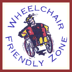 Clicking here takes you the 'Wheelchair Friendly Zone' home page for those  who want to do something about access and disability equality issues.